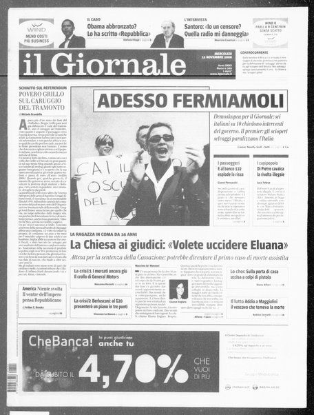 Il giornale : quotidiano del mattino